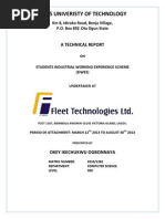 IT Project Report Sample Template