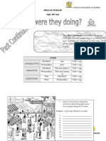 Ficha de Trabalho Ingles 5 - 6 Past Continuous