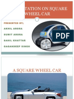 A Square Wheel Car