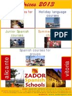 Spanish Courses Prices Zador Spain Language Schools_2013