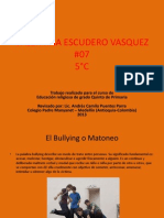 El Bullying o Matoneo - Valentina Escudero 5C