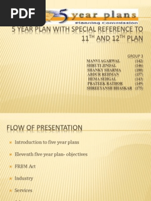 5 year plan