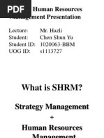 Strategy Human Resources Management Presentation