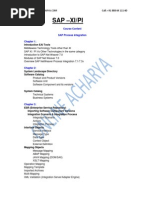 SAP PI Course Content