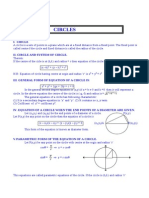 Equations of Circles