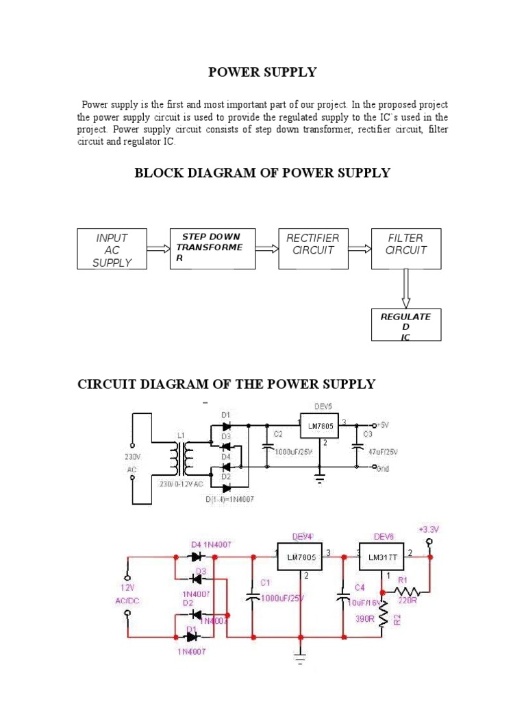 Ps Circuit Guide Transformer Rectifier Filter Regulator Pdf