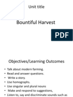 Unit Title: Bountiful Harvest