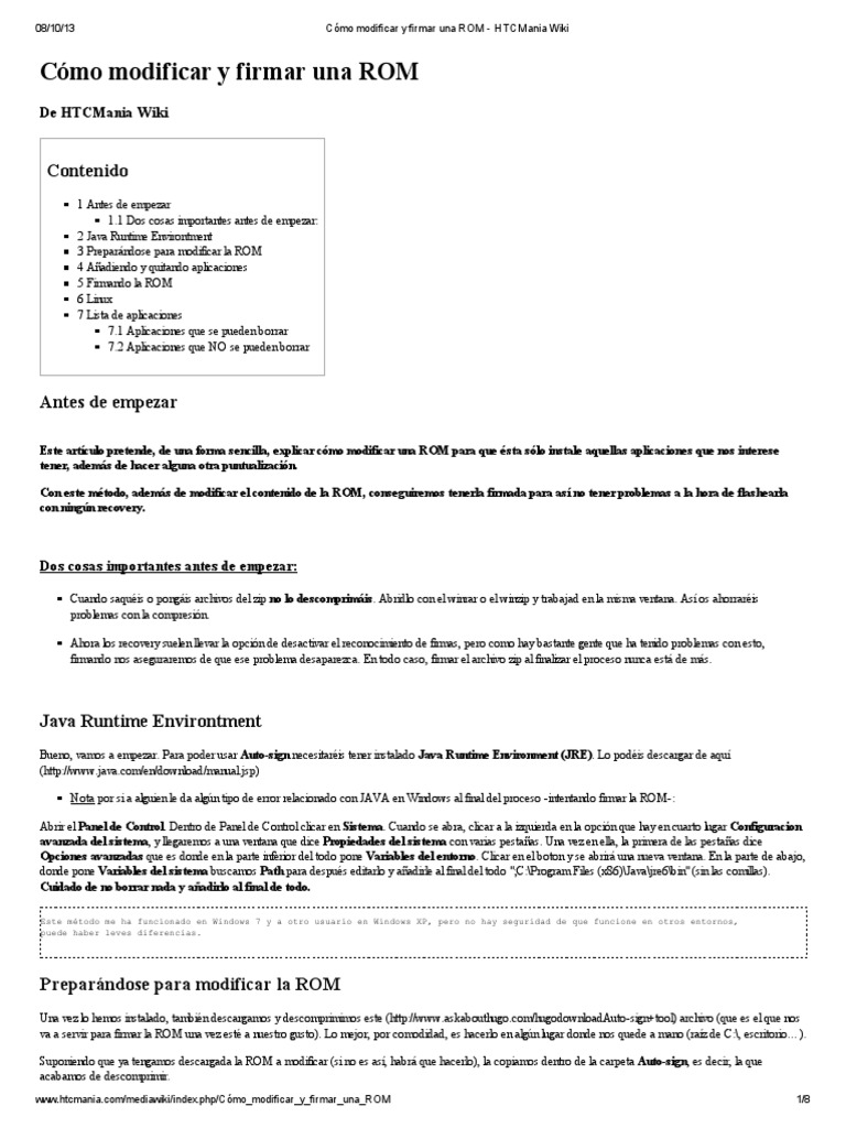 Guía para Modificar y Firmar ROMs | PDF | Ventana (informática) | Java ...