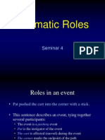 Thematic Roles