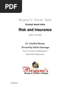 Risk and Insurance: Biyani's Think Tank