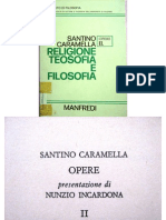 Santino Caramella - Religione,Teosofia e Filosofia