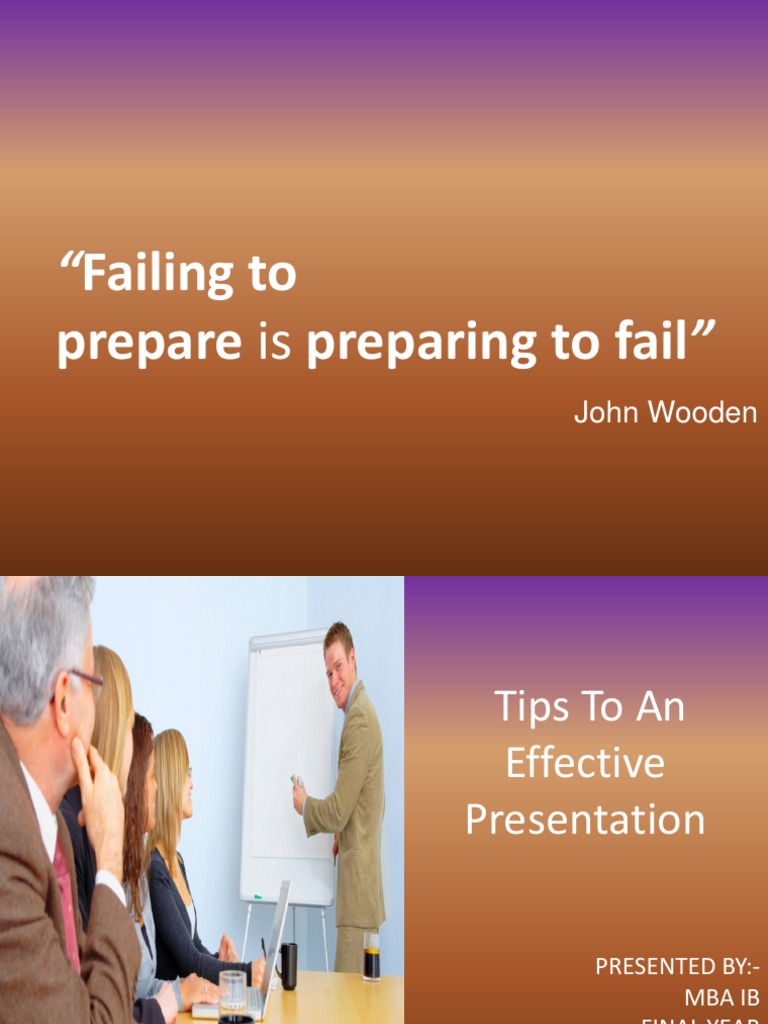 Effective Presentation Tips Guide | PDF | Typefaces | Psychological ...