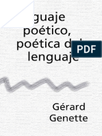 20524960 Genette Gerard Lenguaje Poetico Poetica Del Lenguaje 1968