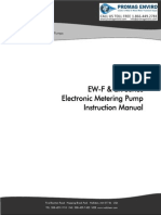 Walchem Pump EK Series Manual, EKB, EKC