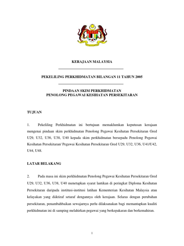 Pindaan Skim Perkhidmatan Ppkp Pdf