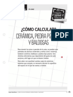 Calcular ceramica