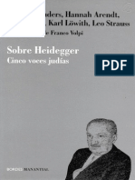 5 Vozes Judia Sbre Heidegger