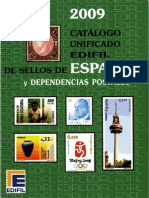 Catalogo Unificado Edifil de Sellos de España Y Dependiencias Postales 2009 PDF