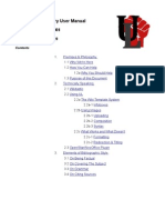 Underground Library User Manual Version 0.25