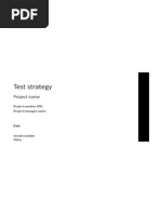 Test Strategy