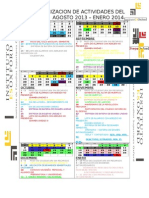 Calendarizacion Del Semestre Ago 13 - Ene 14