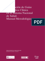 Manual Metodologico - Elaboracion GPC en El SNS