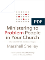 Ministering To Problem People in Your Church