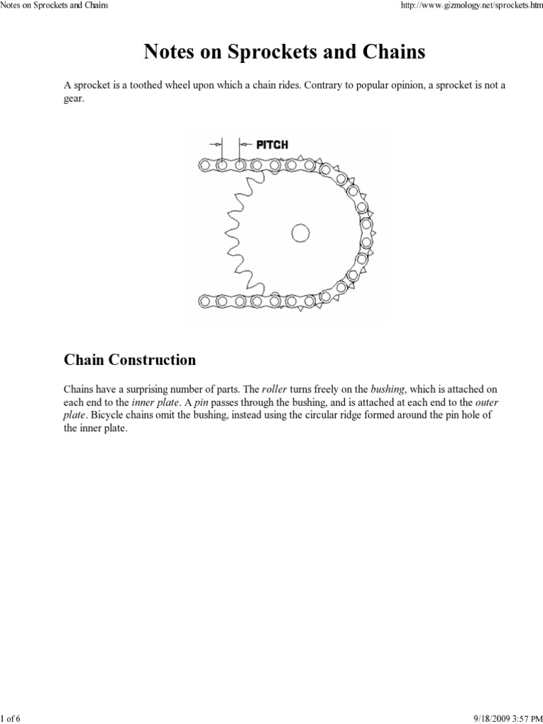 Sprocket Calculations Machines Manufactured Goods Free 30day