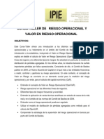 Curso-Taller de Riesgo Operacional