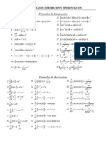 Formulas Calculo Integral-Diferencial