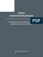 Nueva Ley de Trata de Personas