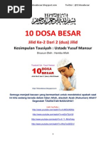 10DosaBesar (Kumpulan Tausyiah Ust. Yusuf Mansyur)