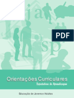 Orientacoes Curriculares Expectativas de Aprendizagem ParaEJA