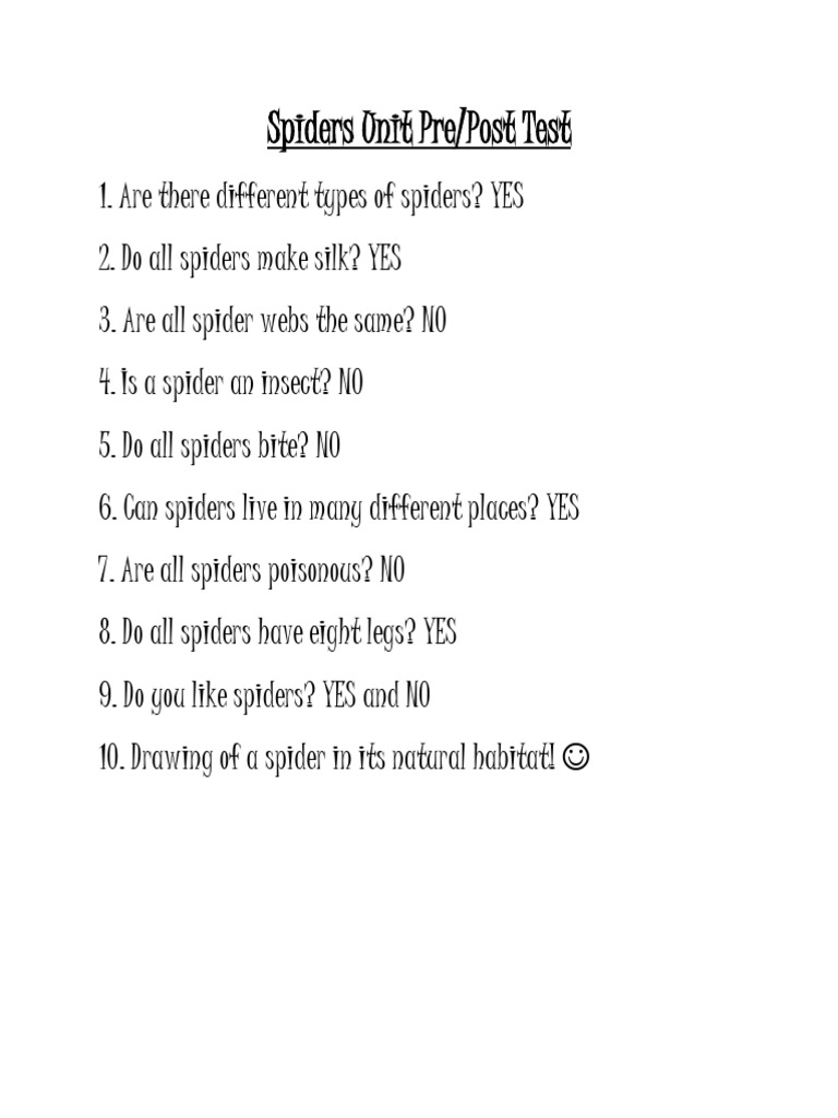 Pre-Post Test | PDF