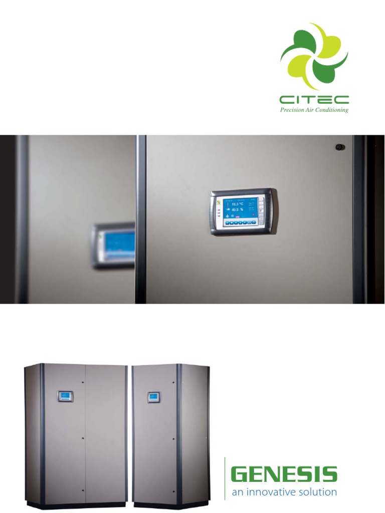 Citec Genesis Precision Air Conditioning | PDF | Air Conditioning ...