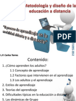 El Proceso de Aprendizaje en La Modalidad Abierta y A Distancia