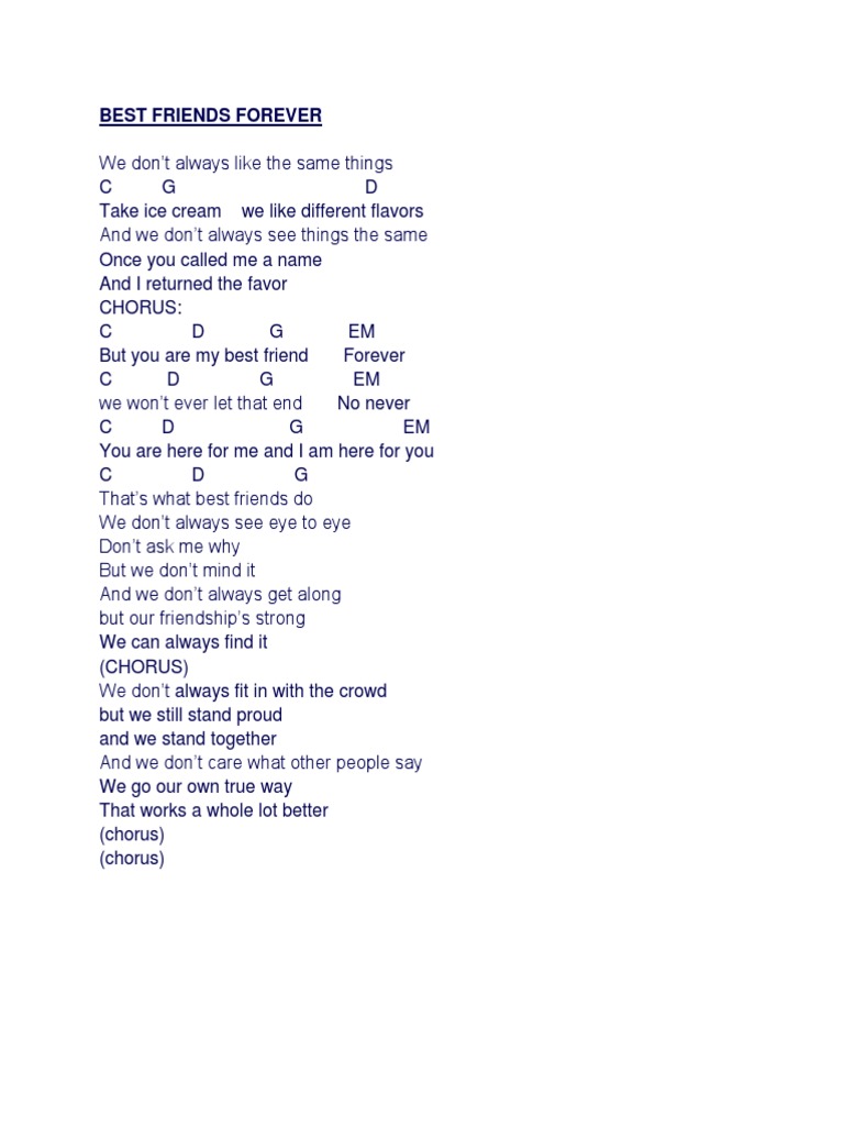 Foster The People Best Friend Lyrics