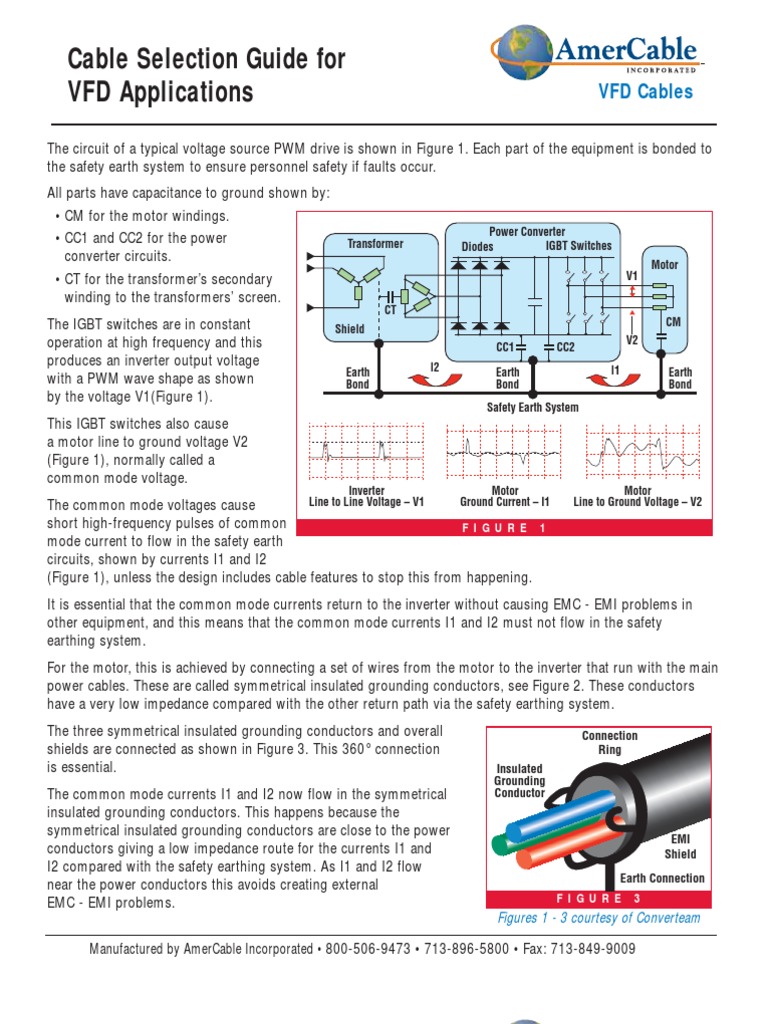 Cable Selection Guide PDF Power Inverter Insulator (Electricity)