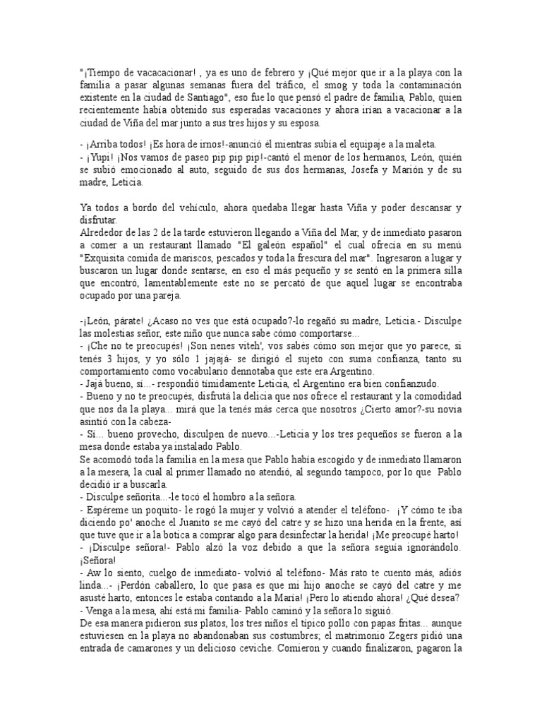 Cuento con variables lingüísticas