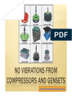 No Vibrations From Compressors and Gensets