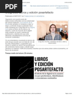 Craig Mod Libros y Edicion Posartefacto Anatomia de La Edicion