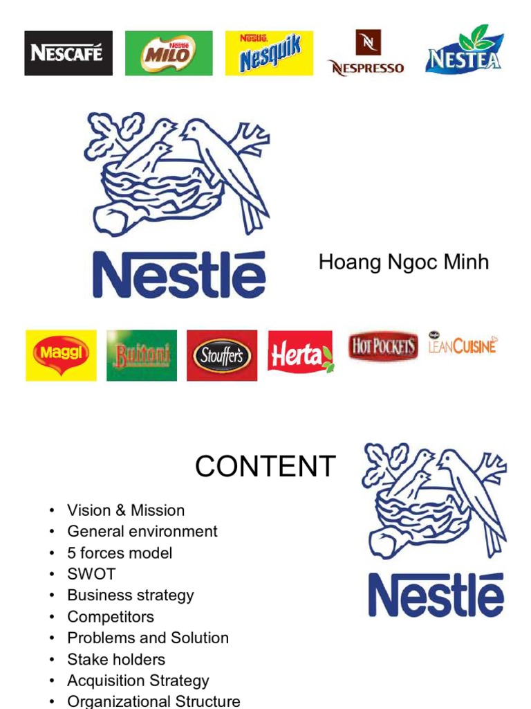 Nestlé business model pdf image