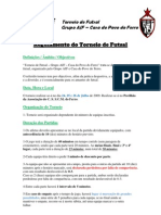 Torneio de Futsal (AJF - CPF) - Regulamento 2009