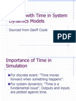 Dealing With Time in System Dynamics Models
