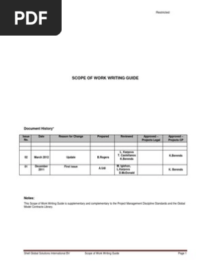 Scope of Work Guide