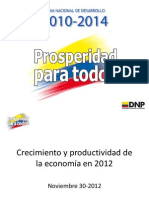 Presentacion Productividad DNP