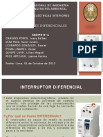 EQUIPO 1 - Interruptor Diferencial