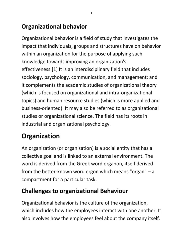 Understanding Organizational Behavior | PDF | Socialization | Leadership