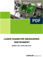 Laser Diameter Measuring Instrument