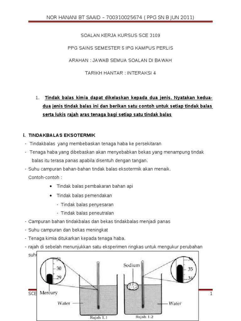 Jawapan Soalan Kerja Kursus Scce3109